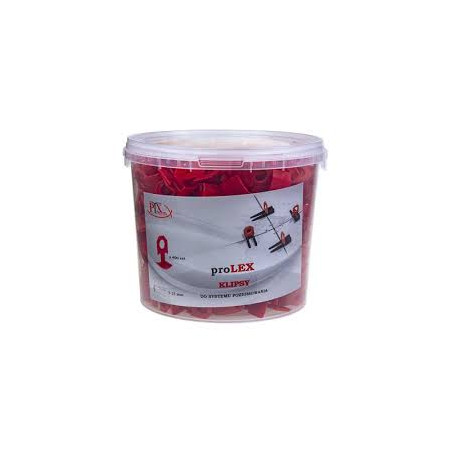 Klips 7-15 Wiadro 400szt/czerwony